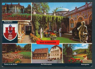 Bad Kissingen Rosengarten Brücke am Rathausplatz